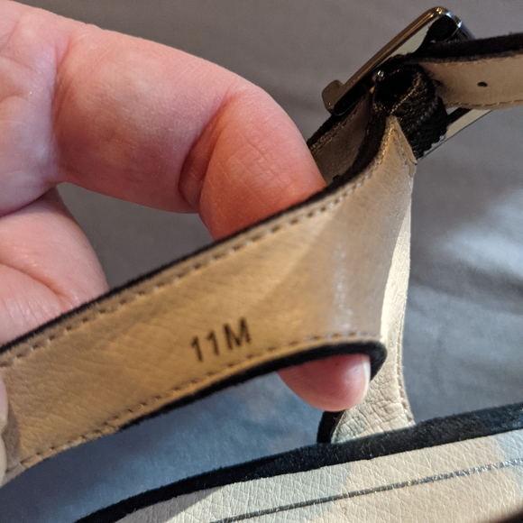 Vionic Ariel Suede Upper Wedges Sandals Espadrilles Like New Size 11 M Black - Picture 4 of 6